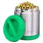Bouteille Isotherme à Nourriture 710 ml - Intérieur 100% Inox - Jarre à Soupe Étanche et Contenant de Rangement Alimentaire, Vert