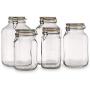 Bormioli Rocco Fido Glass Square Jar, 3 Liter