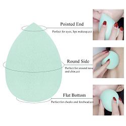 10 Packs Makeup Sponge Blender Egg Shaped Foundation Blending Sponge Multi Colored Beauty Sponge Set Flawless for Liquid Cream and Powder