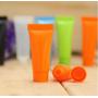 24PCS 5ML/0.17OZ Refillable Empty Plastic Soft Tube Conditioner Shampoo Facial Clean Vials Jars Pot Container for Cosmetic Makeup Lotion Hand Cream Travel Sample Trial Packing(Random Color)