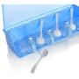 LQQGXLCondiment bottle, jar condiment storage box Spice jar Spice jar with lid food storage container spice storage box