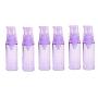 5ML Airless Pump Bottle-Empty Refillable Airless Vacuum Pump Cream Lotion Bottle Travel Bottles Toiletries Liquid Container for Cosmetic Make-up Pack of 6Pcs(Purple)