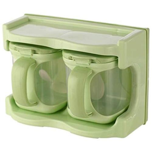 JUSTDOLIFE Kitchen Seasoning Box Sets Spice Storage Containers Spice Jars Dispenser Storage Container Condiment Jars