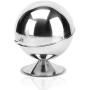 HOUSIYU Candy Jar Stainless Steel Spherical Folding Lid Storage Tank Large Capacity Rust and Moisture Proof, Suitable for Household Food Storage Containers, 16x13.5x10.5cm
