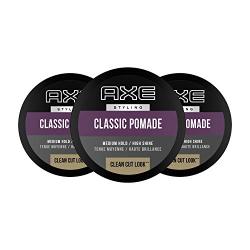 AXE Hair Pomade for Men For a Clean Cut Look Classic Easy to Use Styling Hair Product 2.64 oz, 3 Count