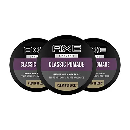 AXE Pommade Capillaire pour Hommes - Coupe Impeccable, Style Facile à Utiliser, Produit de Style 2.64 oz (3x) AXE Pommade Capillaire pour Hommes - Coupe Impeccable, Style Facile à Utiliser, Produit de Style 2.64 oz (3x)