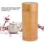 Tea Can, Portable Bamboo Tea Jar Storage Holder Container Box(Big)