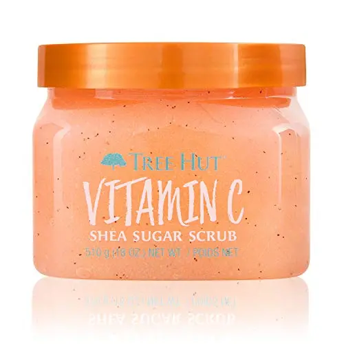 Tree Hut Shea Sugar Scrub Vitamin C, 18oz, Ultra Hydrating & Exfoliating Scrub for Nourishing Essential Body Care Tree Hut Shea Sugar Scrub Vitamin C, 18oz, Ultra Hydrating & Exfoliating Scrub for Nourishing Essential Body Care