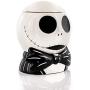 Toynk The Nightmare Before Christmas Cookie Jar - Jack Skellington Ceramic Storage Skull (9" x 7") Tim Burtons Classic Halloween & Christmas Decor - Kitchen, Home & Office Gifts