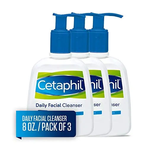 Cetaphil Gesichtreiniger für Normal- bis Fettige Haut, Sanfter Gesichtsreiniger für Empfindliche Haut, 236 ml (Pack mit 3)
