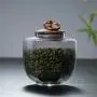 Tea Jar Kitchen Tea Storage Bottles Glass Candy Jars With Cork Lid Spices Sugar Coffee Container Receive Organizer Cans Gadgets B