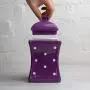 Bocal en céramique grand format 31,5 oz/900 ml motifs violet et blanc à pois – fabrication artisanale, pour cuisine, rangement, idéal comme bocal à biscuits ou cadeau de maison. Bocal en céramique grand format 31,5 oz/900 ml motifs violet et blanc à pois – fabrication artisanale, pour cuisine, rangement, idéal comme bocal à biscuits ou cadeau de maison.