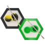 SZBS A Set Silicone Hexagon Mat 15ml Container Skull-Shape Container Wax Oil Container Concentrate Storage Containers Wax Silicone Jars (Green, 1)