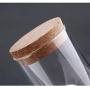 Clear Glass Canister Jar Bottle Treat Tea Storage Container with Cork suit for Kitchen Decoration