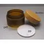 2 Pack 150G/5OZ Empty Amber Plastic Face Cream Bottle Jars with Bamboo Cap and Inner Liners Refillable Cosmetic Eye Cream Lotions Emulsion Body Scrub Ointments Vials Makeup Travel Size Container Set 2 Pack 150G/5OZ Empty Amber Plastic Face Cream Bottle Jars with Bamboo Cap and Inner Liners Refillable Cosmetic Eye Cream Lotions Emulsion Body Scrub Ointments Vials Makeup Travel Size Container Set