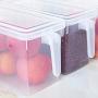 LoCbaT- 1 Pcs Refrigerator Storage Box Transparent Container Organizer Sealed Food Fruits - Jars Boxes Bottles Jars Boxes Shock Trooper Storing Shelves Refrigerator Rectangular Stora