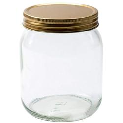 Nutleys 454 ml Round Glass Honey Jar