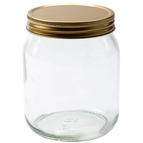 Nutleys 454 ml Round Glass Honey Jar