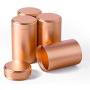 Tea Tins Canister set with Airtight Lids Home Kitchen Canisters for Tea Sugar Coffee Storage Loose Leaf Tea Tin Containers storage nut jar(Rose Gold1, 4PC/4.7OZ)