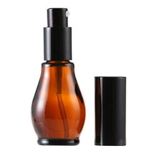 2PCS 30ml 1oz Empty Glass Airless Vacuum Lotion Emulsion Dispenser Face Cream Pump Bottles Container Makeup Cosmetic Travel Body Wash Bottle