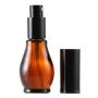 2PCS 30ml 1oz Empty Glass Airless Vacuum Lotion Emulsion Dispenser Face Cream Pump Bottles Container Makeup Cosmetic Travel Body Wash Bottle