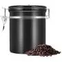 Ensemble de contenants de rangement pour café 1,5L étanches pour grains de café moulus, épices, thé, caddy d'ustensiles de cuisine. Ensemble de contenants de rangement pour café 1,5L étanches pour grains de café moulus, épices, thé, caddy d'ustensiles de cuisine.
