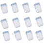 Enkrio Mason Jar Stand-Up Ziplock Bags Zipper Storage Bags Food Saver Reusable (24 Pack)