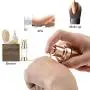 Lil Ray 1 OZ Refillable Airless Pump Bottle, Empty Travel Lotion Container, Plastic Cosmetic Dispenser for Liquid foundation, Lotion, Essential oil, Shampoo (6PCS,Light Gold) Lil Ray 1 OZ Refillable Airless Pump Bottle, Empty Travel Lotion Container, Plastic Cosmetic Dispenser for Liquid foundation, Lotion, Essential oil, Shampoo (6PCS,Light Gold)