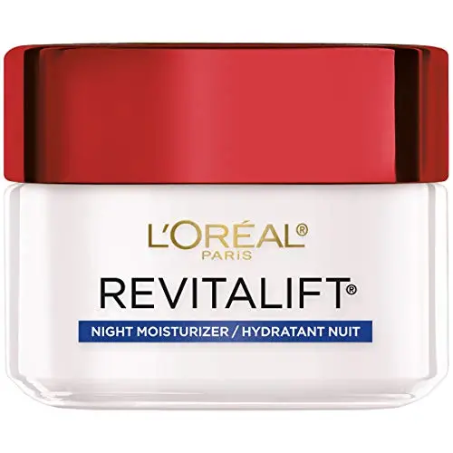 Night Cream by L’Oreal Paris, Revitalift Anti-Aging Face Moisturizer with Pro-Retinol and Centella Asiatica, Paraben Free, Non-Comedogenic, Suitable for Sensitive Skin, 1.7 oz. Night Cream by L’Oreal Paris, Revitalift Anti-Aging Face Moisturizer with Pro-Retinol and Centella Asiatica, Paraben Free, Non-Comedogenic, Suitable for Sensitive Skin, 1.7 oz.