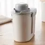 Küchen-Aufbewahrungskasten 1,5L Vierkant Reisbehälter für Getreide Lebensmittelbehälter, Hd1716 Pink/Blue