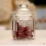 Kleine, klare Glasbehälter mit Deckeln – 230 ml Mini Glass Jars & Jars Canisters für Süßigkeiten, Tee, Kaffee, Zucker usw.