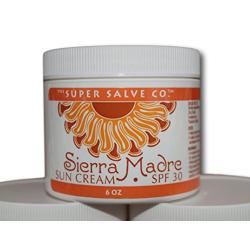 SUPER SALVE Sierra Madre Sun Cream, 6 OZ