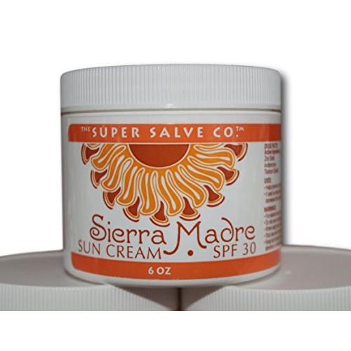 SUPER SALVE Sierra Madre Sun Cream, 6 OZ