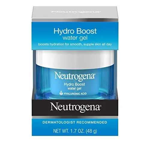 Neutrogena Hydro Boost Hyaluronic Acid Hydrating Water Face Gel Moisturizer for Dry Skin, 1.7 fl. oz (Pack of 2)