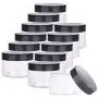 Bouteilles en Plastique Transparentes Rondes de 120 ml (4 Oz) – Lot de 12 – Idéales pour Slime, Bijoux, Maquillage, Ongles, Accessoires – Avec Couvercles à Vis Noirs. Bouteilles en Plastique Transparentes Rondes de 120 ml (4 Oz) – Lot de 12 – Idéales pour Slime, Bijoux, Maquillage, Ongles, Accessoires – Avec Couvercles à Vis Noirs.