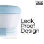 Travel Containers, Silicone Cream Jars - LEAK-PROOF - TSA Approved Small Travel Containers (3 Pack)