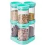 Ensemble de pots d'assaisonnement rotatifs créatifs européens Mini Spice Jars, boîte de saveurs de condiments en plastique. Ensemble de pots d'assaisonnement rotatifs créatifs européens Mini Spice Jars, boîte de saveurs de condiments en plastique.