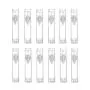 12 Stück Klare Leere Tragbare Refill Airless Vakuum Pumpen Flaschen Kosmetik Make-up Creme Lotion Sample Reiseverpackung Toilettenspülung Behältnisse Glasbehälter für Emulsion Gesichtscreme Duschgel