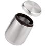 Deppon Well-Made Metal Stainless Steel Airtight Sealed Coffee (Coffe) Beans 18OZ (1LB) Container, Air-tight Tea Storage Canister Set for Nuts Sugar, Scoop (Spoon) Included. Exquisite Crafts, Good Gift