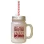 Maroon September Pear Nectar Fall Season Autumn Frosted Glass Mason Jar With Straw Maroon September Pear Nectar Fall Season Autumn Frosted Glass Mason Jar With Straw