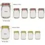 elegantstunning Mason Jar Pattern Sealing Food Bags for Cookies Snacks Spice Storage Large 3 pcs