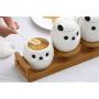 Mini Spice Jars Nordic kitchen supplies creative seal ceramic seasoning jar set