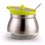 Ensemble de 3 pièces VANCORE(TM) Pots de Conservation en Acier Inox 304 avec Verre et Cuillère Ensemble de 3 pièces VANCORE(TM) Pots de Conservation en Acier Inox 304 avec Verre et Cuillère