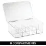 Organisateur en plastique transparent mDesign - 2 Lot - Pour Sachets de Thé, Tasses, Pods, Paquets, Accessoires pour Condiments. Organisateur en plastique transparent mDesign - 2 Lot - Pour Sachets de Thé, Tasses, Pods, Paquets, Accessoires pour Condiments.