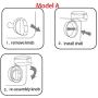 JUSTDOLIFE Stove Knob Cover Protection Stove Safety Cover Stove Gas Knob Cover for Children