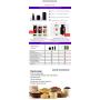 Snow Diamond Tall Extra Large 500ml (17 fl oz) Black Violet Ultraviolet Glass Wide Mouth Screw Top Jar Premium UV Protected Storage and Smell Proof Herb Container (1, 500ml)