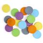 [18 Pack] Capsules Plastique Bouche Standard Mason pour Ball, Kerr et Plus avec Anneaux Silicone – Caps Plastiques Alimentaires Colorés pour Bocal/Conserve – Surface Résistante aux Égratignures