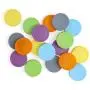 Aozita [18 Pack] Plastic REGULAR Mouth Mason Jar Lids for Ball, Kerr and More with Silicone Rings - Food Grade Colored Plastic Storage Caps for Mason/Canning Jars - Anti-Scratch Resistant Surface