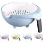 JUSTDOLIFE Kitchen Colander Multi-purpose Stackable Vegetable Strainer Bowl Washing Bowl JUSTDOLIFE Kitchen Colander Multi-purpose Stackable Vegetable Strainer Bowl Washing Bowl