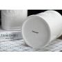 Canisters Sets for the Kitchen, Safer and Healthier Ceramic Kitchen Canisters set of 3 for Saving Coffee Tea Sugar Jars with Airtight Lids White Canister Food Storage jars TAWCHES TC001(A White 3pcs)